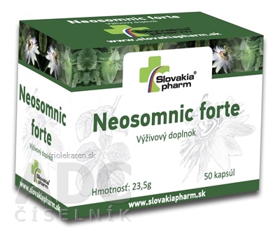 Slovakiapharm Neosomnic forte cps 1x50 ks