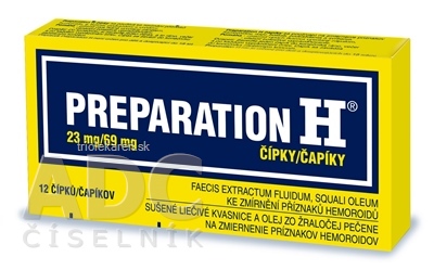 PREPARATION H sup (strip PVC/PE) 1x12 ks