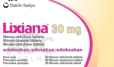 Lixiana 30 mg filmom obalené tablety tbl flm (blis.PVC/Al) 1x30 ks