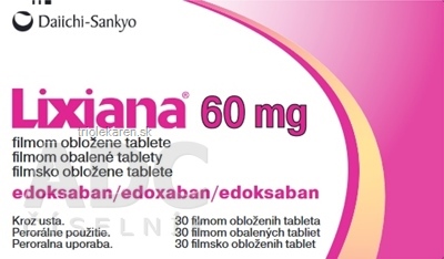 Lixiana 60 mg filmom obalené tablety tbl flm (blis.PVC/Al) 1x30 ks