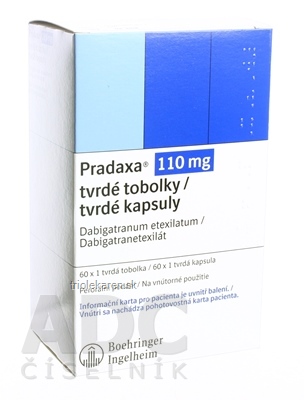 Pradaxa 110 mg tvrdé kapsuly cps dur (blis.Al/Al) 1x60 ks