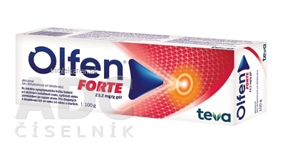 Olfen FORTE 23,2 mg/g gél gel (tuba Al) 1x100 g