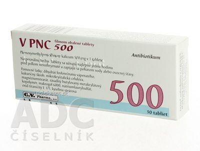 V PNC 500 tbl flm 500 mg (blister) 1x30 ks