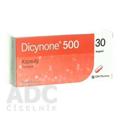 DICYNONE 500 kapsuly cps dur (blis.PVC/PVDC) 1x30 ks