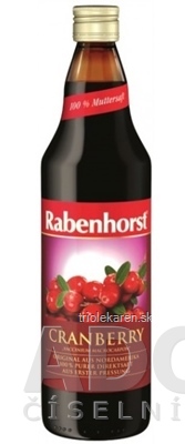 Rabenhorst Brusnicová šťava 1x750 ml