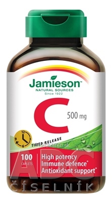 JAMIESON VITAMÍN C 500 mg tbl s postupným uvoľňovaním 1x100 ks