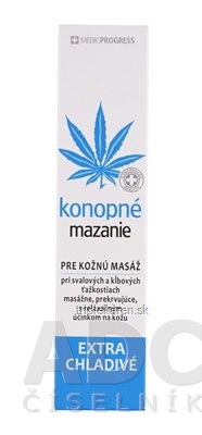 Konopné mazanie extra chladivé 1x100 ml