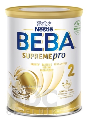 BEBA SUPREME pro 5HM-O 2 následná mliečna výživa (od ukonč. 6. mesiaca) 800 g