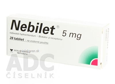 Nebilet 5 mg tbl 1x28 ks