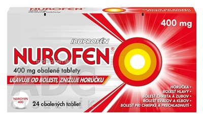 NUROFEN 400 mg tbl obd (blis.) 1x24 ks