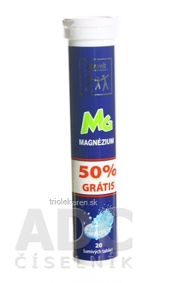 Zdrovit MAGNEZIUM 50% grátis tbl eff (šumivé tablety) 1x20 ks