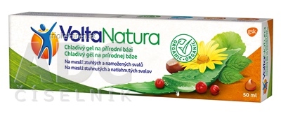 VoltaNatura chladivý gél na masáž stuhnutých a natiahnutých svalov 1x50 ml