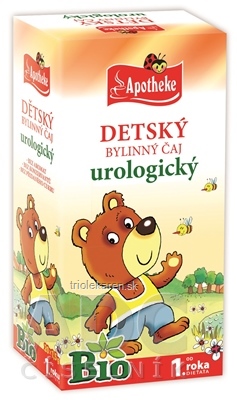 APOTHEKE BIO DETSKÝ BYLINNY ČAJ UROLOGICKÝ vrecúška 20 x 1,5 g