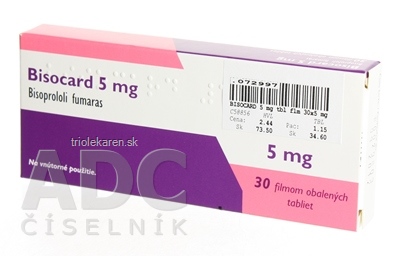 BISOCARD 5 mg tbl flm (blis.Al/PVC) 1x30 ks