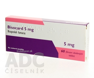 BISOCARD 5 mg tbl flm (blis.Al/PVC) 1x60 ks