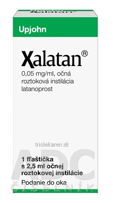 XALATAN int opo (fľ.LDPE) 1x2,5 ml