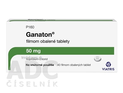 Ganaton tbl flm 50 mg (blis.PVC/PVDC/Al) 1x40 ks