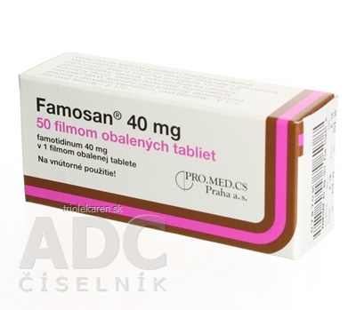 FAMOSAN 40 mg tbl flm (blis.PVC/Al) 1x50 ks