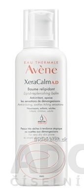 AVENE XeraCalm A.D Relipidačný balzam veľmi suchá koža (sterile cos.) 1x400 ml