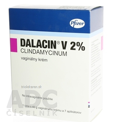 DALACIN V 2 % crm vag  (tuba PE) 1x40 g