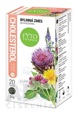 FYTO Bylinná zmes NA CHOLESTEROL 20x1,25 g (25 g)