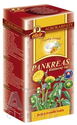 AGROKARPATY PANKREAS Kláštorný čaj prírodný produkt 20x2 g (40 g)