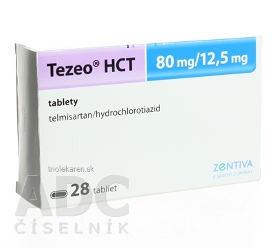 Tezeo HCT 80 mg/12,5 mg tbl (blis.OPA/Al/PVC/Al) 1x28 ks