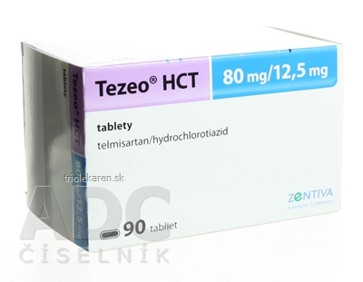 Tezeo HCT 80 mg/12,5 mg tbl(blis.OPA/Al/PVC/Al) 1x90 ks