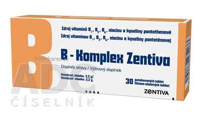 B-Komplex Zentiva tbl flm 1x30 ks