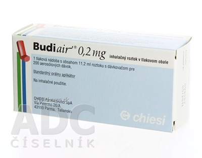 BUDIAIR 0,2 mg sol inh 11,2 ml (obal Al tlakový) 1x200 dávok