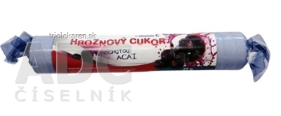 Dobré z SK HROZNOVÝ CUKOR príchuť ACAI pastilky, s vit. C, 1x39 g