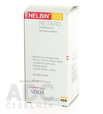 ENELBIN 100 RETARD tbl plg (fľ.PE) 1x100 ks