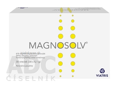 MAGNOSOLV gra eff (vrecúška) 30x6,1 g