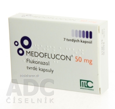 MEDOFLUCON 50 mg cps dur (blis.PVC/Al) 1x7 ks