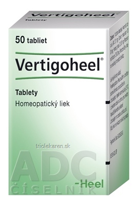 Vertigoheel tbl 1x50 ks