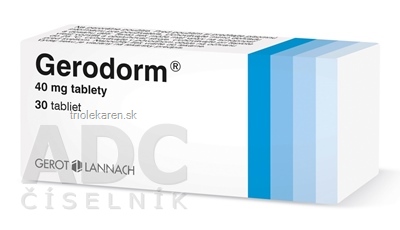 GERODORM tbl 40 mg 1x30 ks