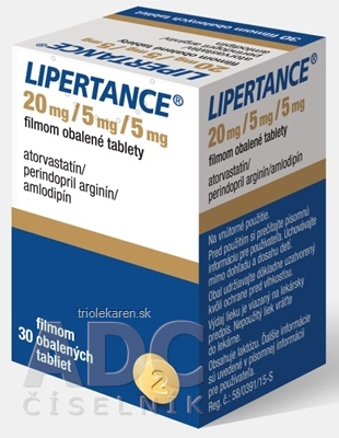 Lipertance 20 mg/5 mg/5 mg tbl flm (obal PP) 1x30 ks