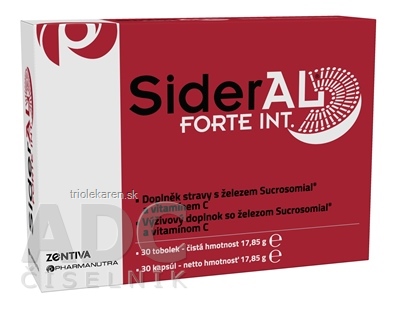 SiderAL FORTE Int. cps 1x30 ks