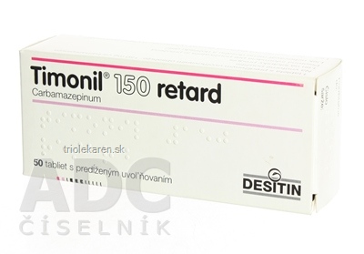 Timonil retard 150 mg tbl plg (blis.Al/PVC) 1x50 ks