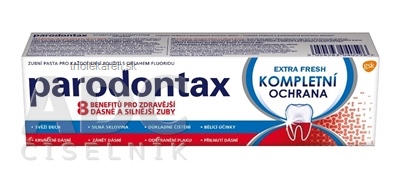 Parodontax KOMPLETNÁ OCHRANA EXTRA FRESH zubná pasta 1x75 ml