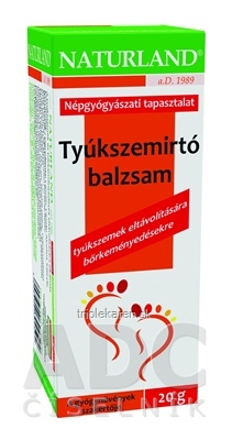 NATURLAND ZMÄKČUJÚCI BALZAM NA KURIE OKÁ 1x20 g