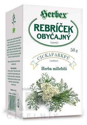 HERBEX REBRÍČEK OBYČAJNÝ (Myší chvost) sypaná droga (čaj) 1x50 g