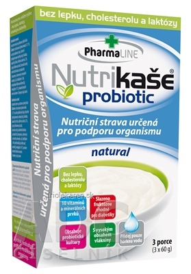 Nutrikaša probiotic - natural 3x60 g (180 g)