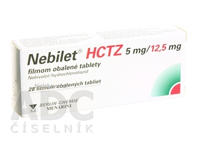 Nebilet HCTZ 5 mg/12,5 mg tbl flm 1x28 ks