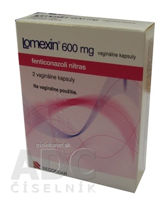 LOMEXIN 600 mg cps vam (blis.PVC/PVDC/Al) 1x2 ks