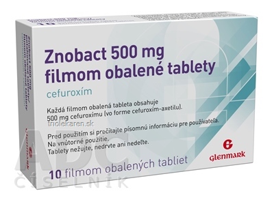 ZNOBACT 500 mg tbl flm (blis.PVC/Aclar/Al) 1x10 ks