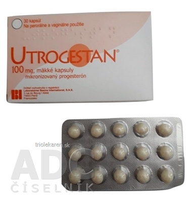 UTROGESTAN cps mol 100 mg (blister) 1x30 ks