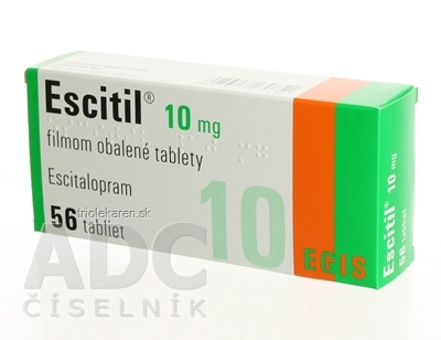 Escitil 10 mg tbl flm (blis. OPA/Al/PVC/Al) 4x14 (56 ks)