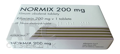 NORMIX 200 mg tbl flm (blis.PVC/PE/PVDC/Al) 1x28 ks