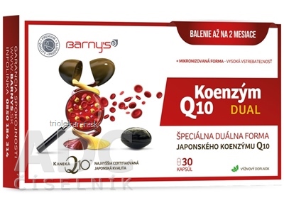 Barny's KOENZÝM Q10 DUAL 60 mg cps 1x30 ks